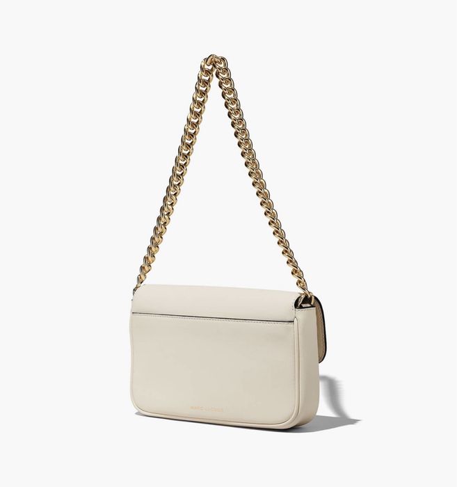 Сумка женская сумка жіноча Marc jacobs натуральна шкіра колір бежевий