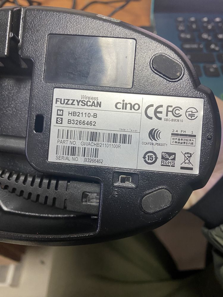Сканер штрих-кодов Cino F680 BT BS – беспроводной сканер
