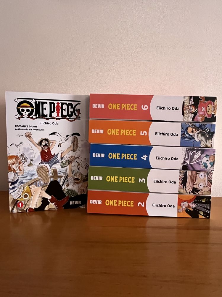Volume 1-6 manga One Piece
