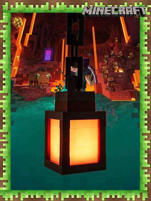 Lampa nocna Minecraft – 16 kolorów, które odmienią Twój pokój!