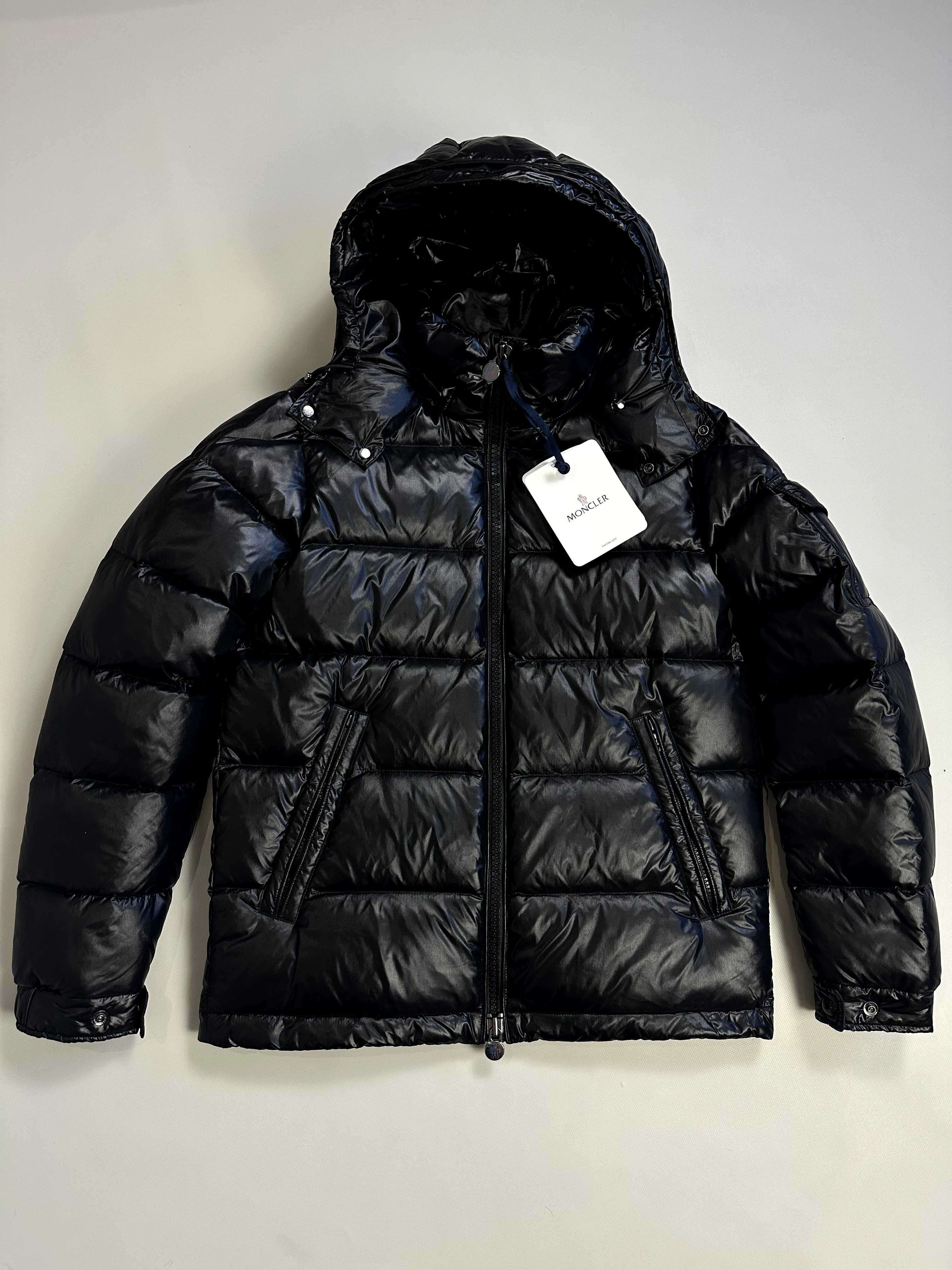 Пуховик Moncler Maya Giubbotto Black зимова куртка монклер майя