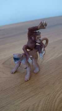 Schleich małpki figurki