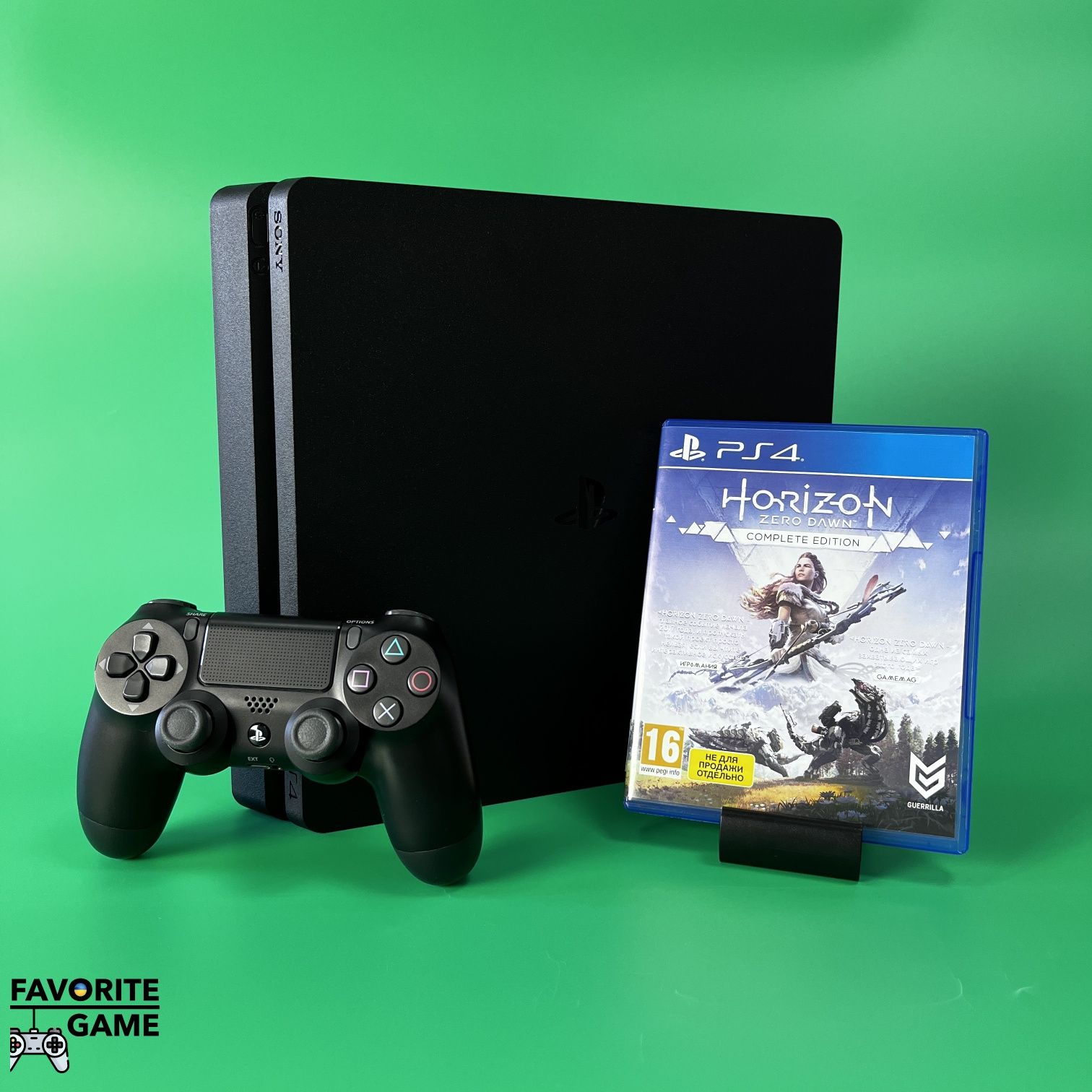 PS4 Slim + диск Horizon + Гарантія / Доставка Київ / Playstation 4 ПС4