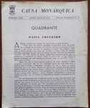 Causa Monárquica 1962 Quadrante nº14