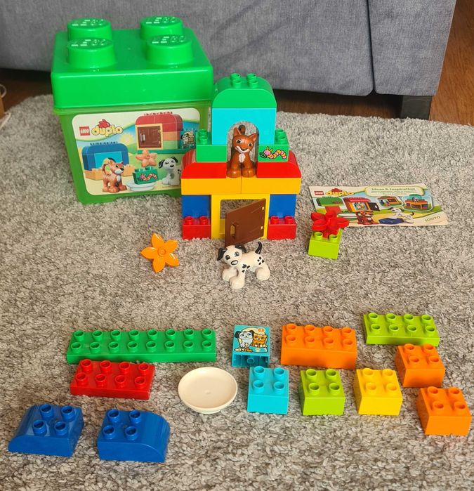 Lego Duplo w plastikowym pudełku