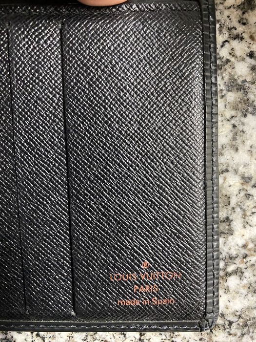 Carteira Louis Vuitton Black Epi Leather original