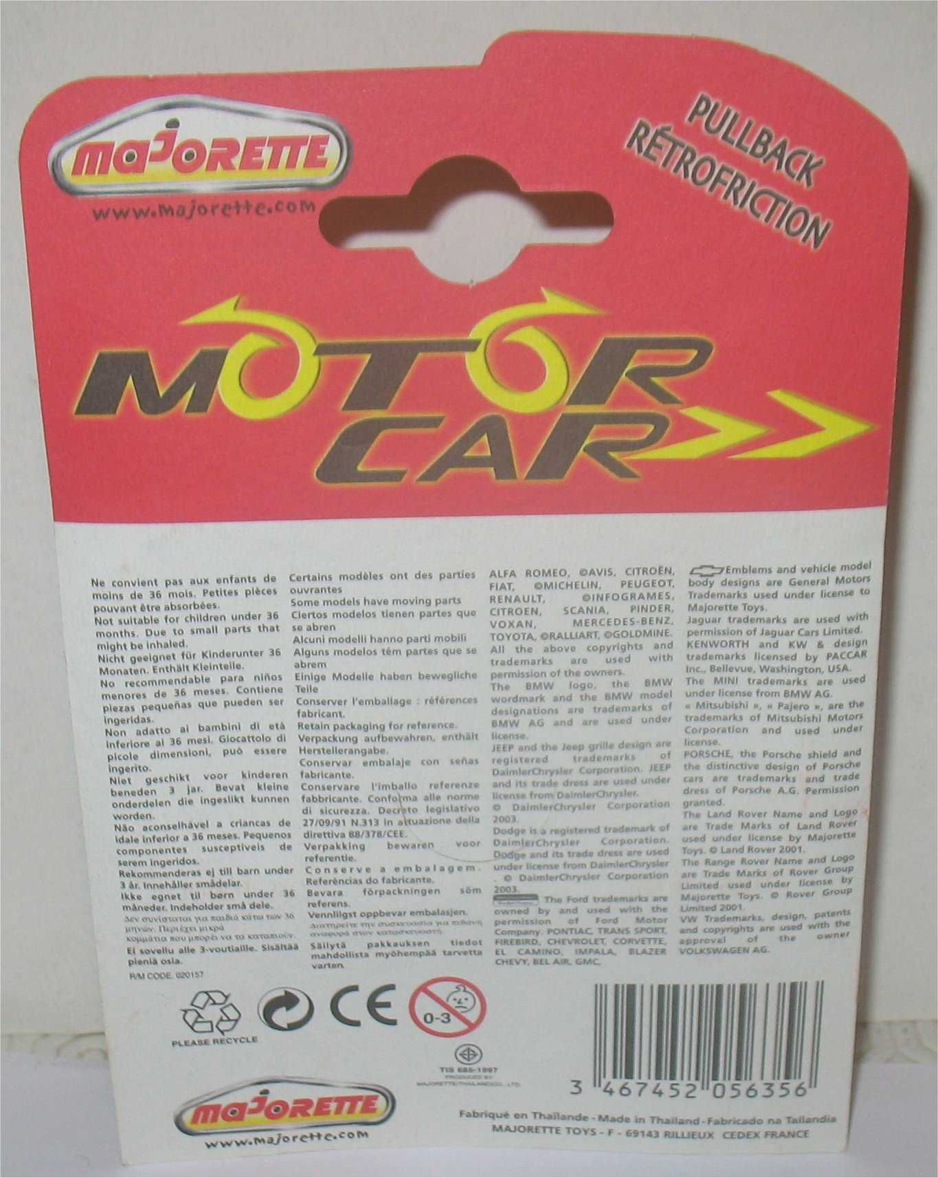 Majorette - Peugeot 206 - Motor Car