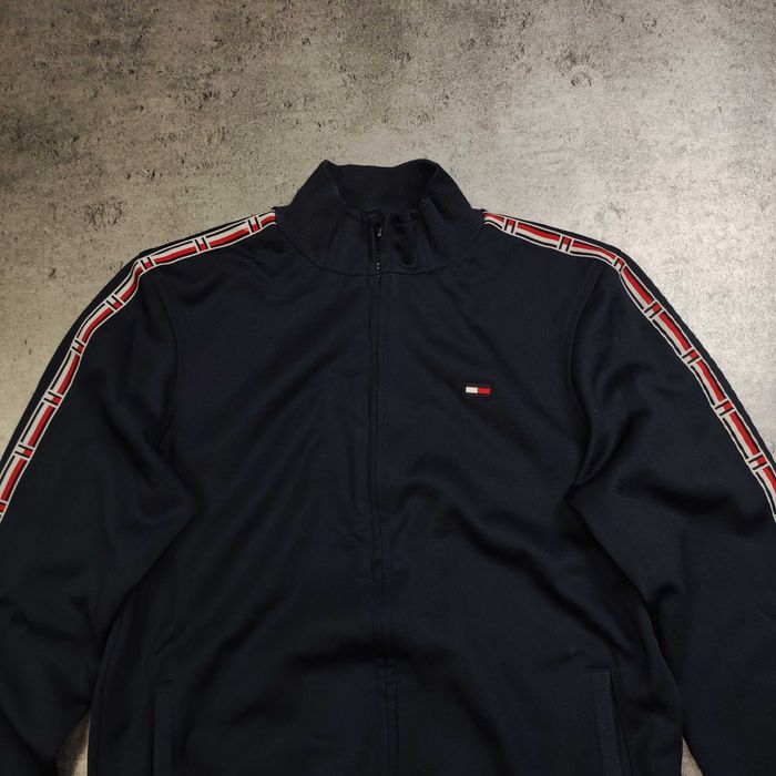 MĘSKA PREMIUM Bluza Rozpinana Bomberka Stójka tommy Hilfiger Lampas