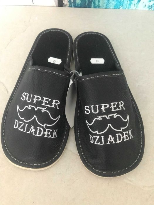 , kapcie męskie Super Dziadek 41