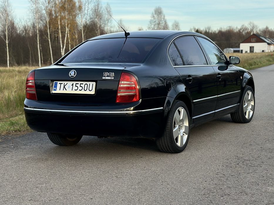 Skoda Superb 1.9TDI grzane skóry / alu17 / ładna