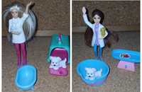 Barbie veterinária, brinquedos, boneca e acessórios.