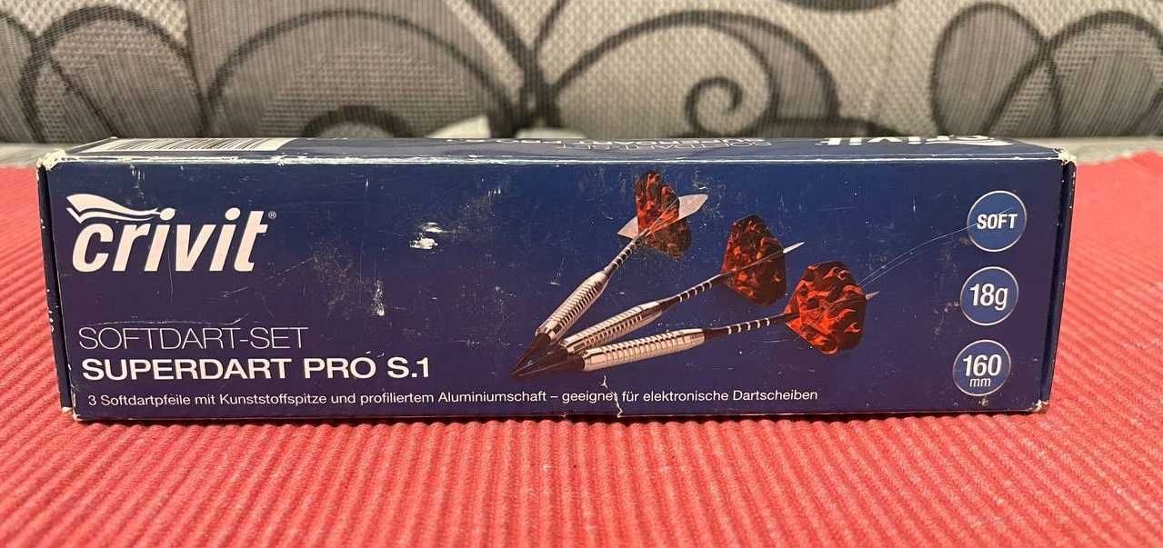 Продам набір дротиків Superdart Pro S.1 Crivit 18гр.