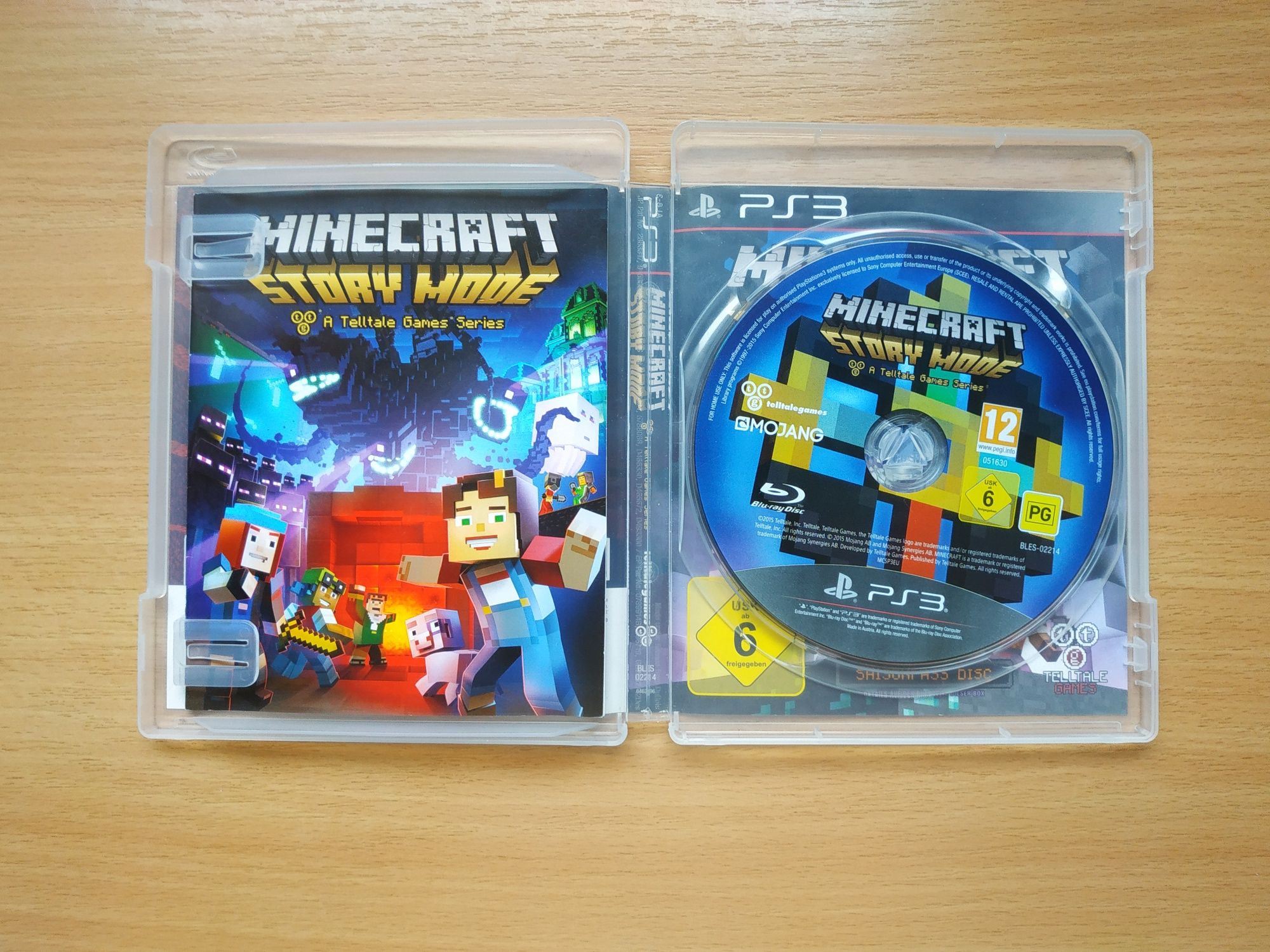 Minecraft story mode ps3, stan bardzo dobry, możliwa wysyłka przez olx