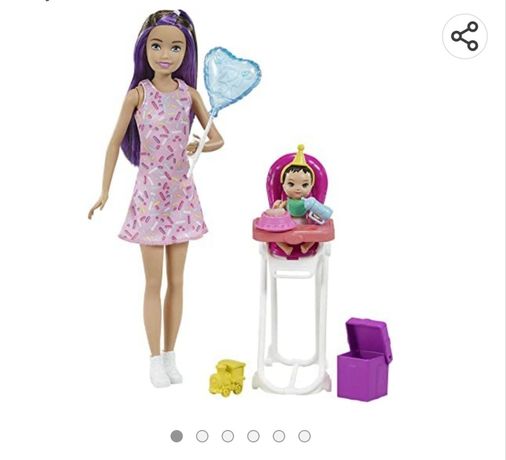 Ляльки та ігровий набір Barbie Skipper Babysitters Inc.