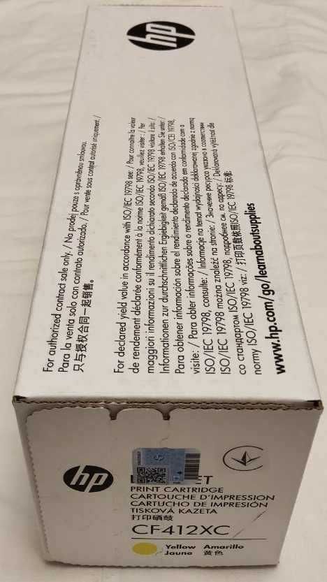 Нові запечатані картриджі  HP 410X (CF410X, CF411X, CF412X, CF413X)
