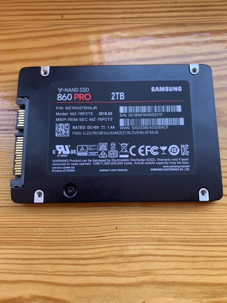 Ssd накопичувач samsung 860 pro 2 tb