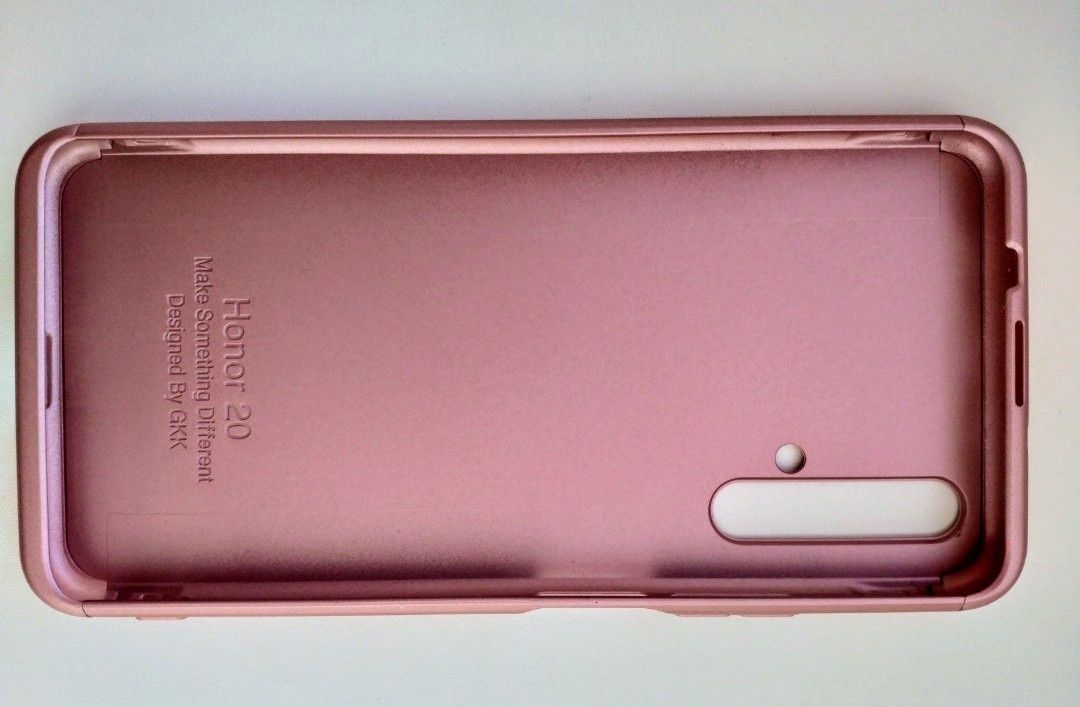 НОВЫЙ защитный чехол Full Cover для Huawei Nova 5t пластиковый розовый