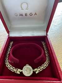 Złoty zegarek Omega zlota bransoletka 18k