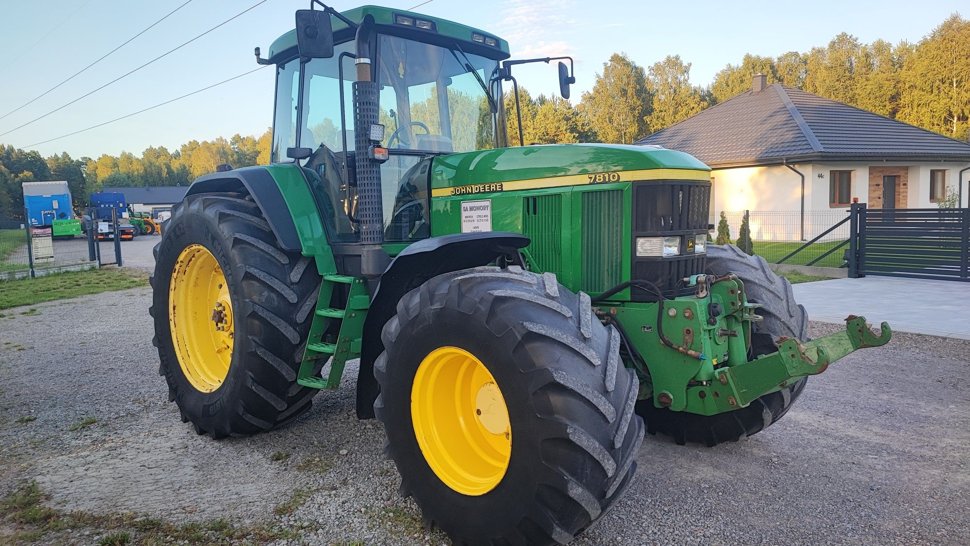 John Deere 7810 pneumatyka sprowadzony