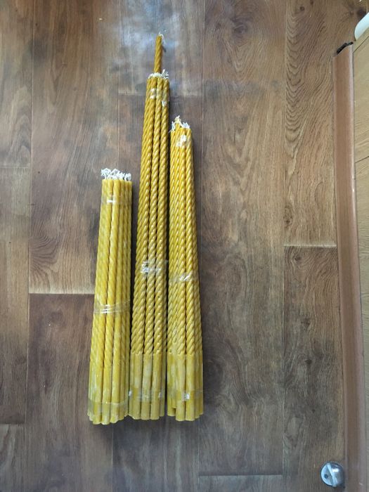 Свічки воскові 100%, 50/50 та парафінові 1 кг