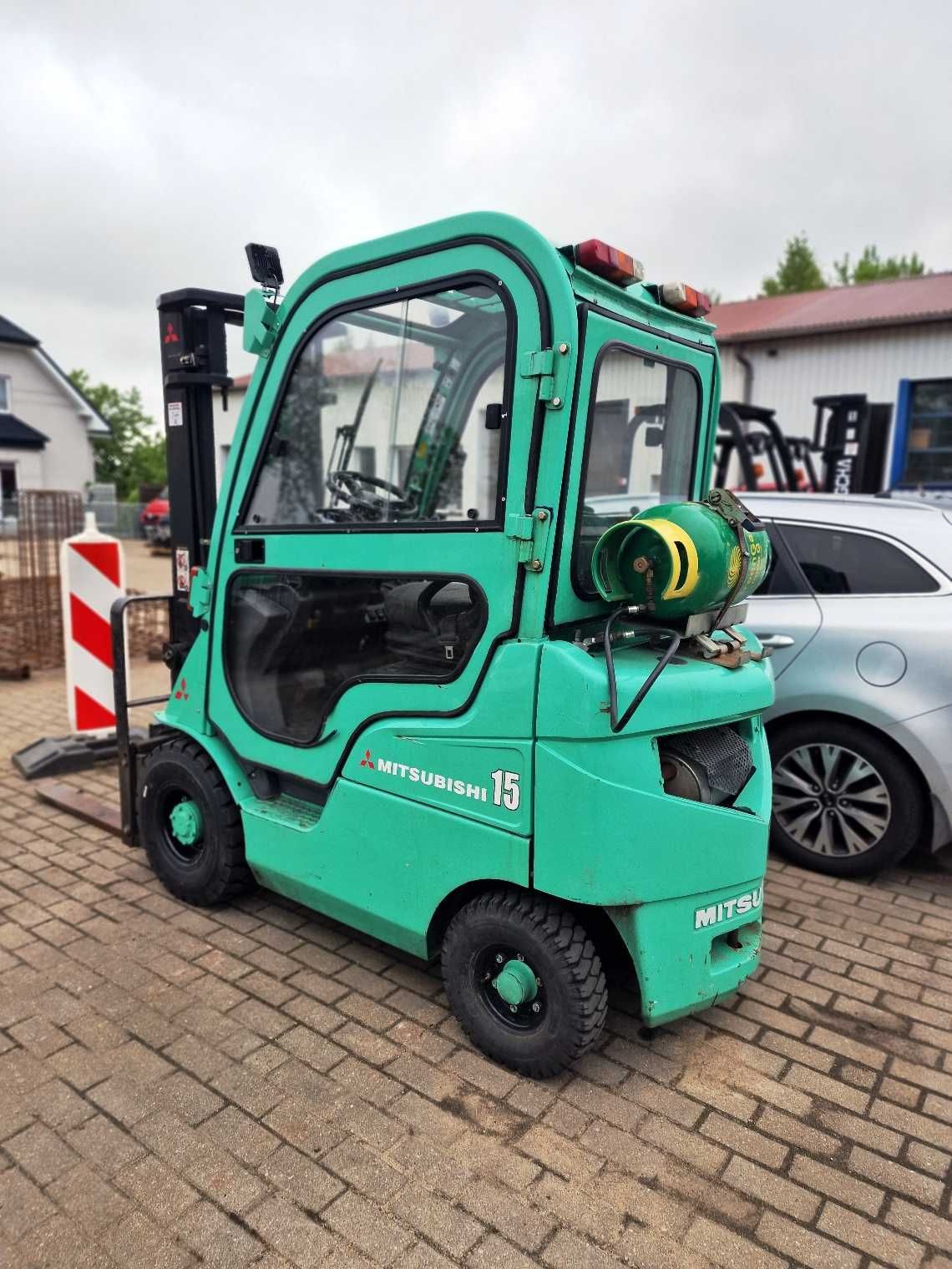 RATY 0% Wózek widłowy MITSUBISHI FG15N, UDT, Resurs, Transport