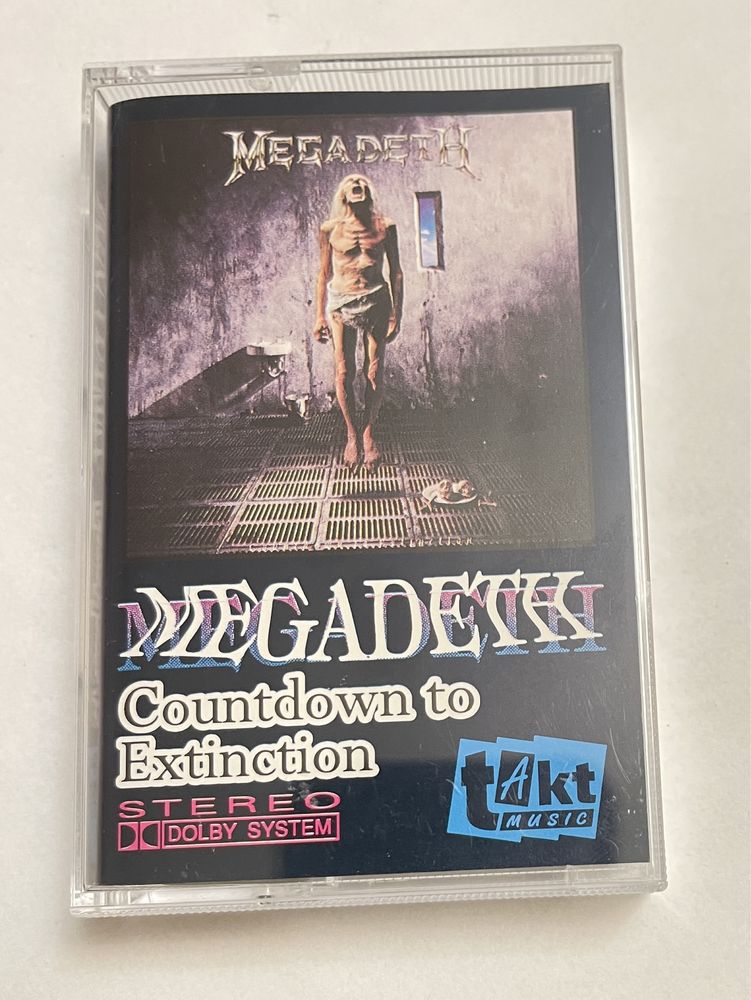 Megadeth Countdown to extinction kaseta magnetofonowa audio
