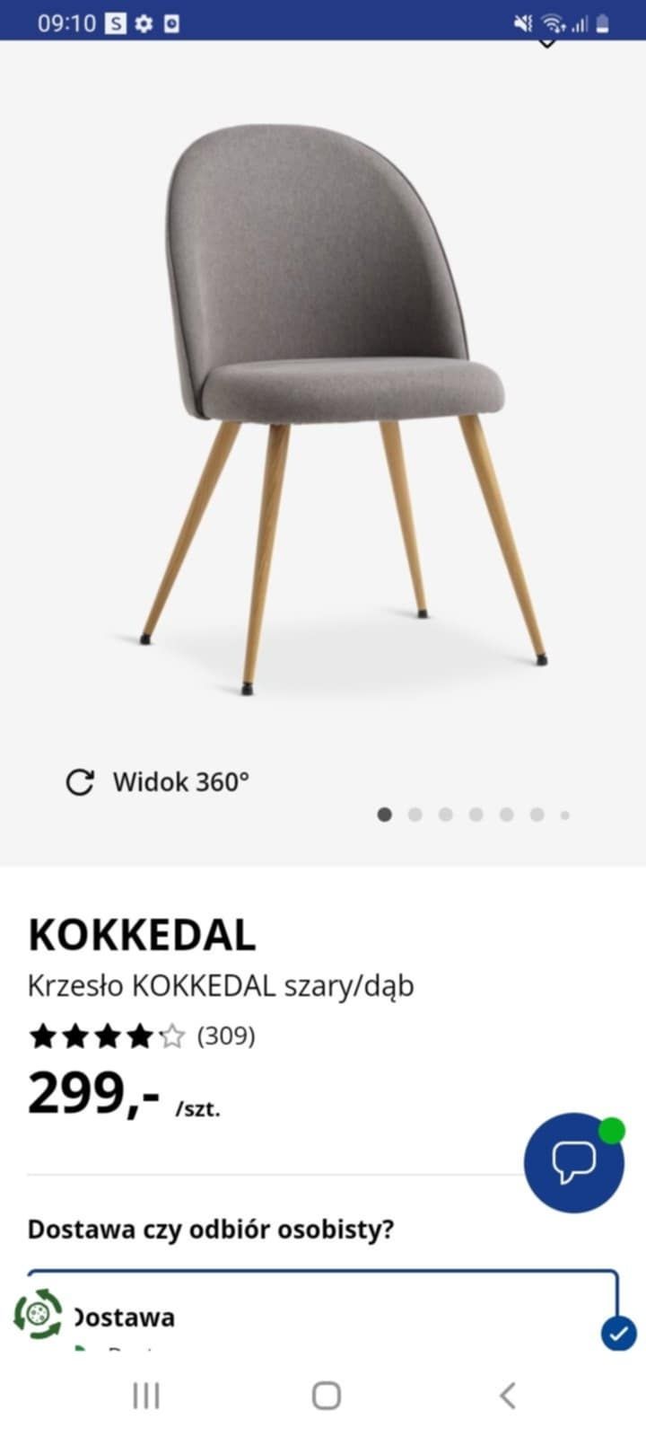 Krzesła jysk 8 sztuk