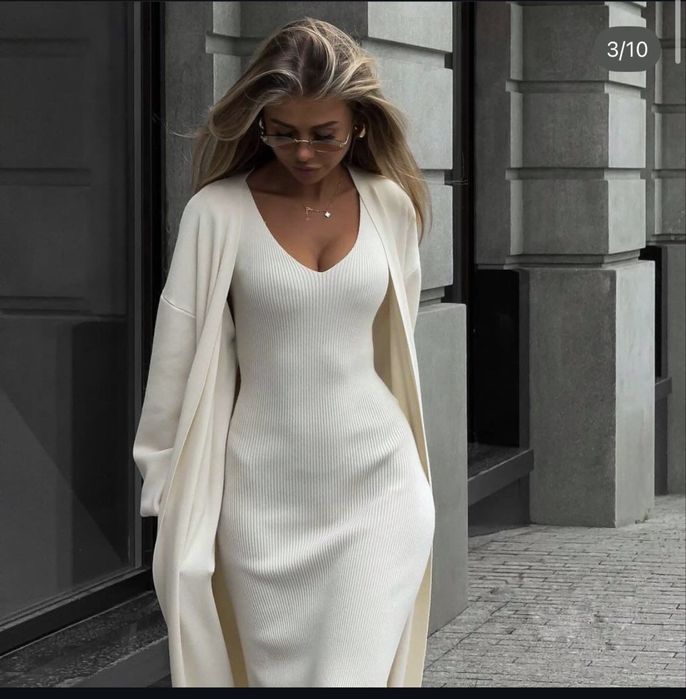 Сукня і кардиган