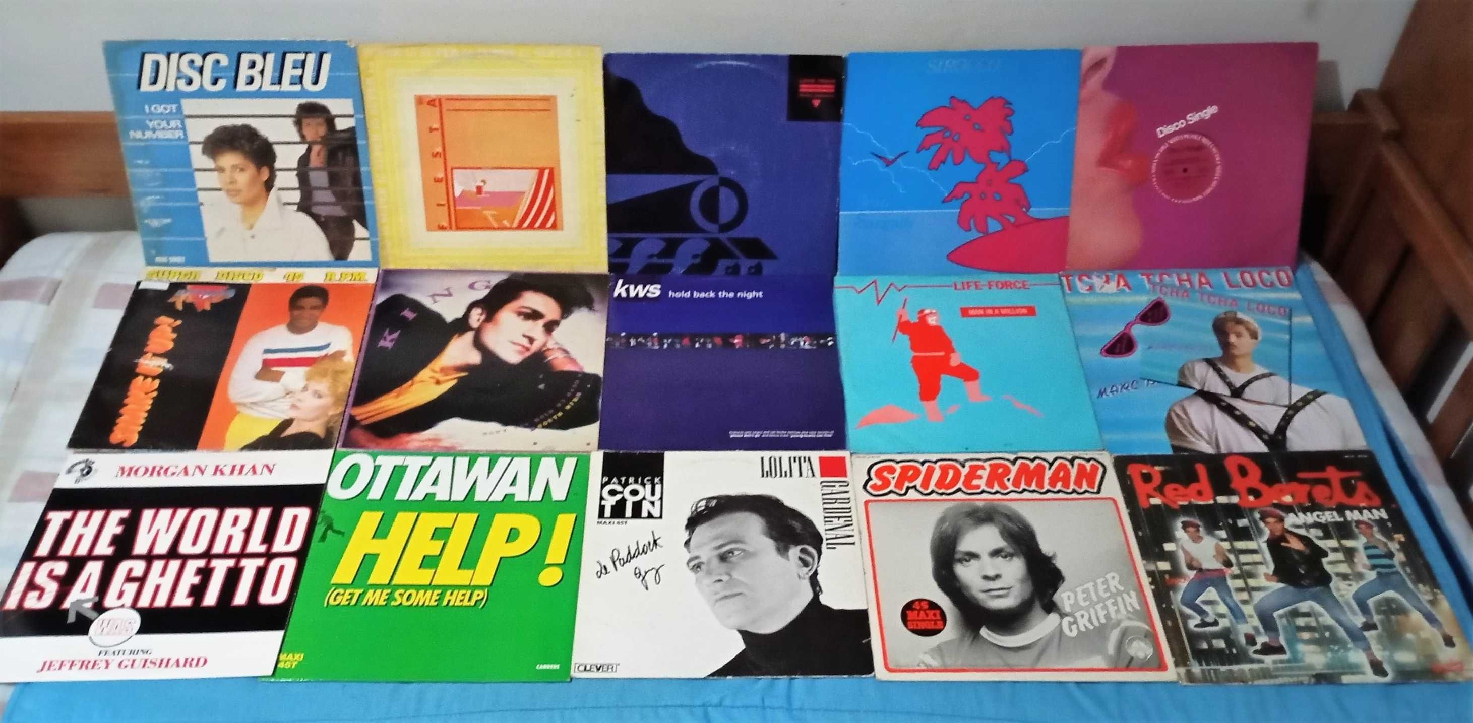 39 Discos de Vinil (Maxi Singles) --» a partir de 1,5€