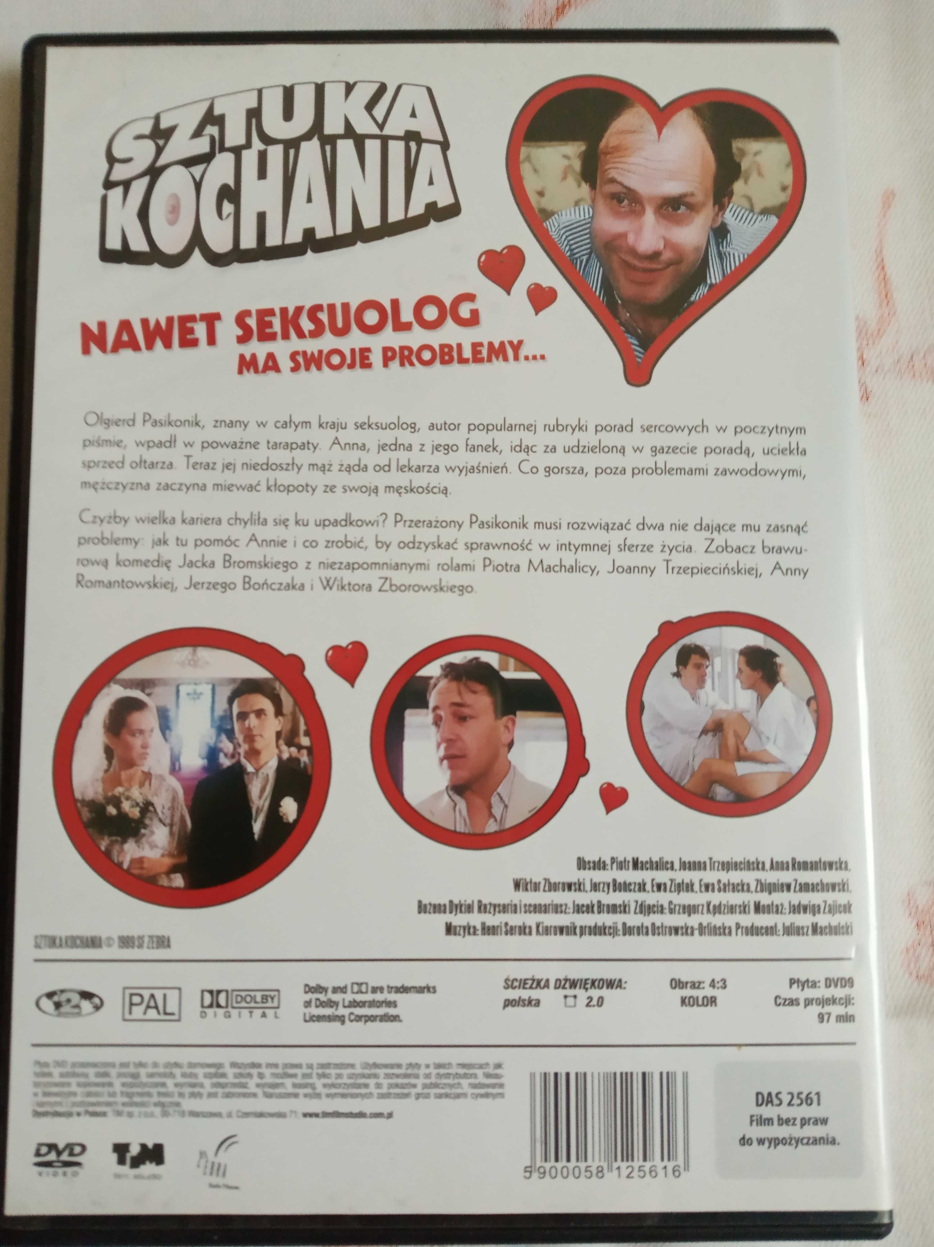 DVD "Sztuka kochania" - polska komedia reż. Jacek Bromski