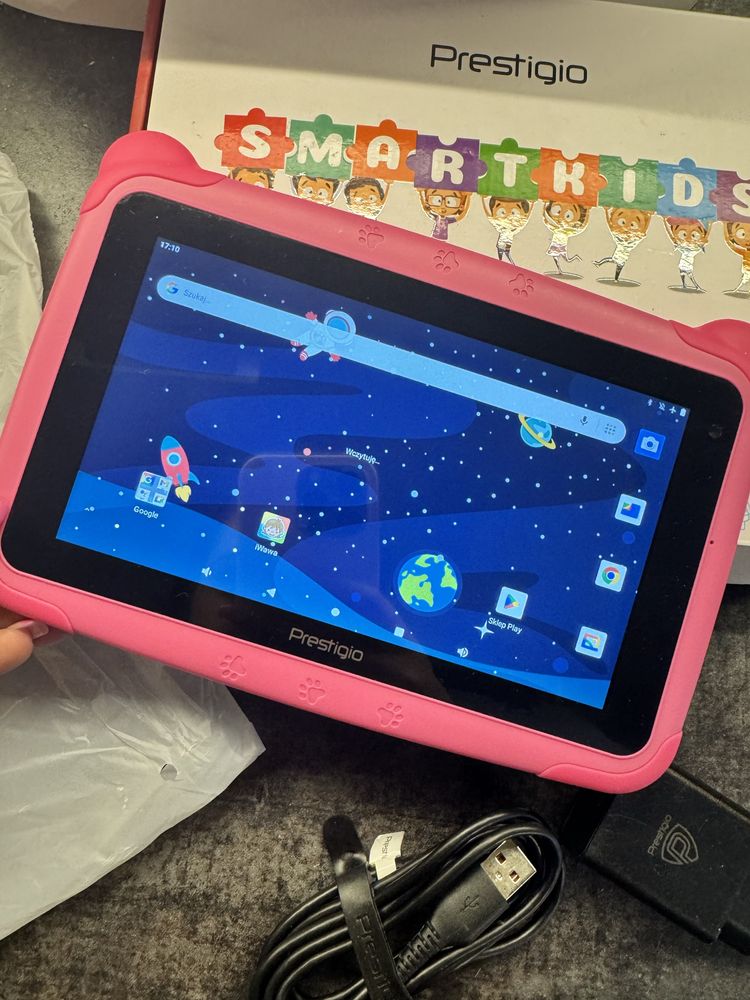 Tablet PRESTIGIO Smartkids PMT3197 7" 1/16 GB Wi-Fi Różowy