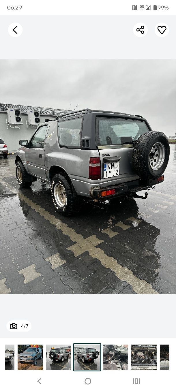 Isuzu Opel Frontera 3.0V6 210km LPG
