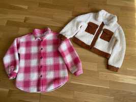 Флісові курточки, піджак, сорочка для дівчинки 116-128, 128-140 carter