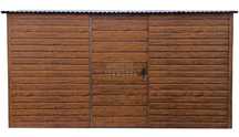 Schowek Domek Ogrodowy 4x3m Drzwi okno drewnopodobny dach spad TS762