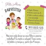 Tomo conta de crianças