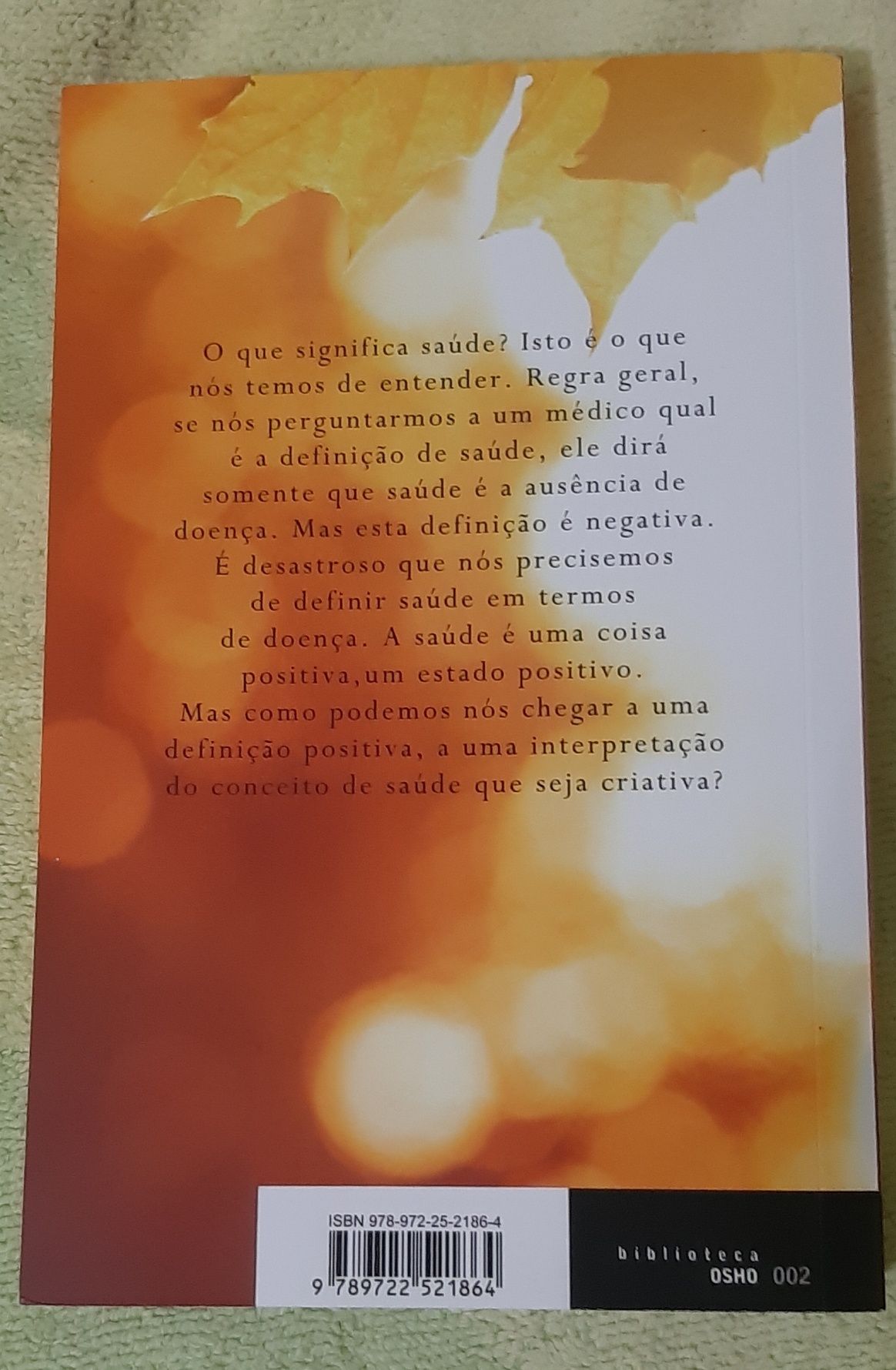 Livro de Osho cura