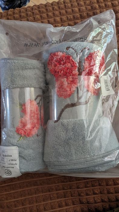 подарунковий набір рушників з мікрофібри