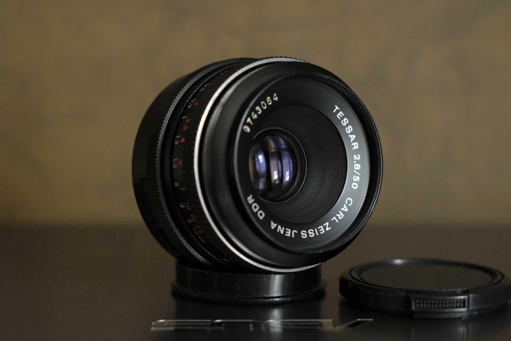 Carl Zeiss Jena DDR Tessar 50mm f 2.8 байонет M42