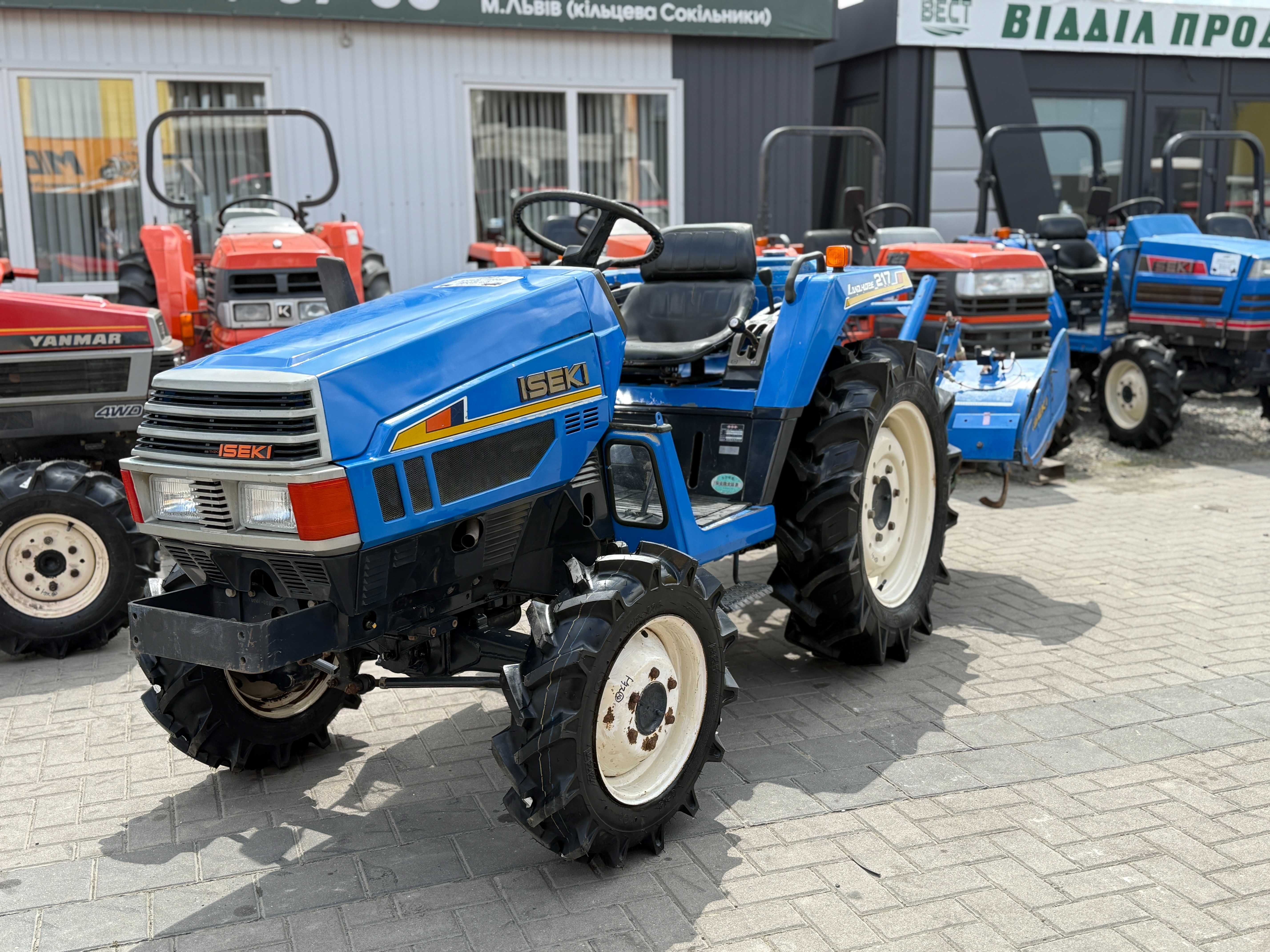Японський трактор/мінітрактор ISEKI TU217!21к.с.!4х4!Гідропідсилювач!