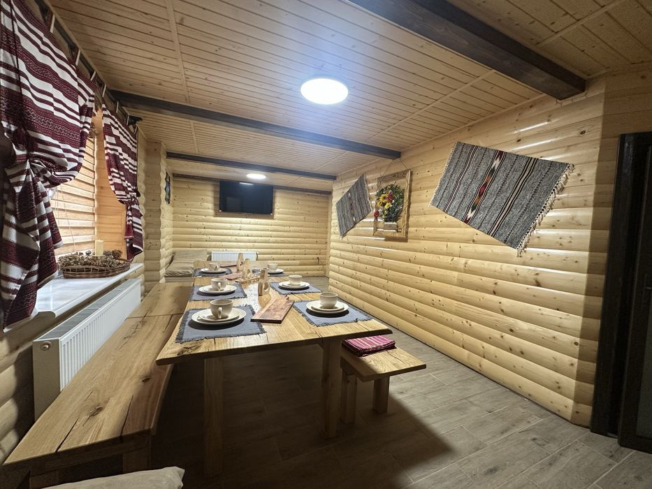 Сауна на дровах у Кам’янці-Подільському - альтанка, мангал, віники.