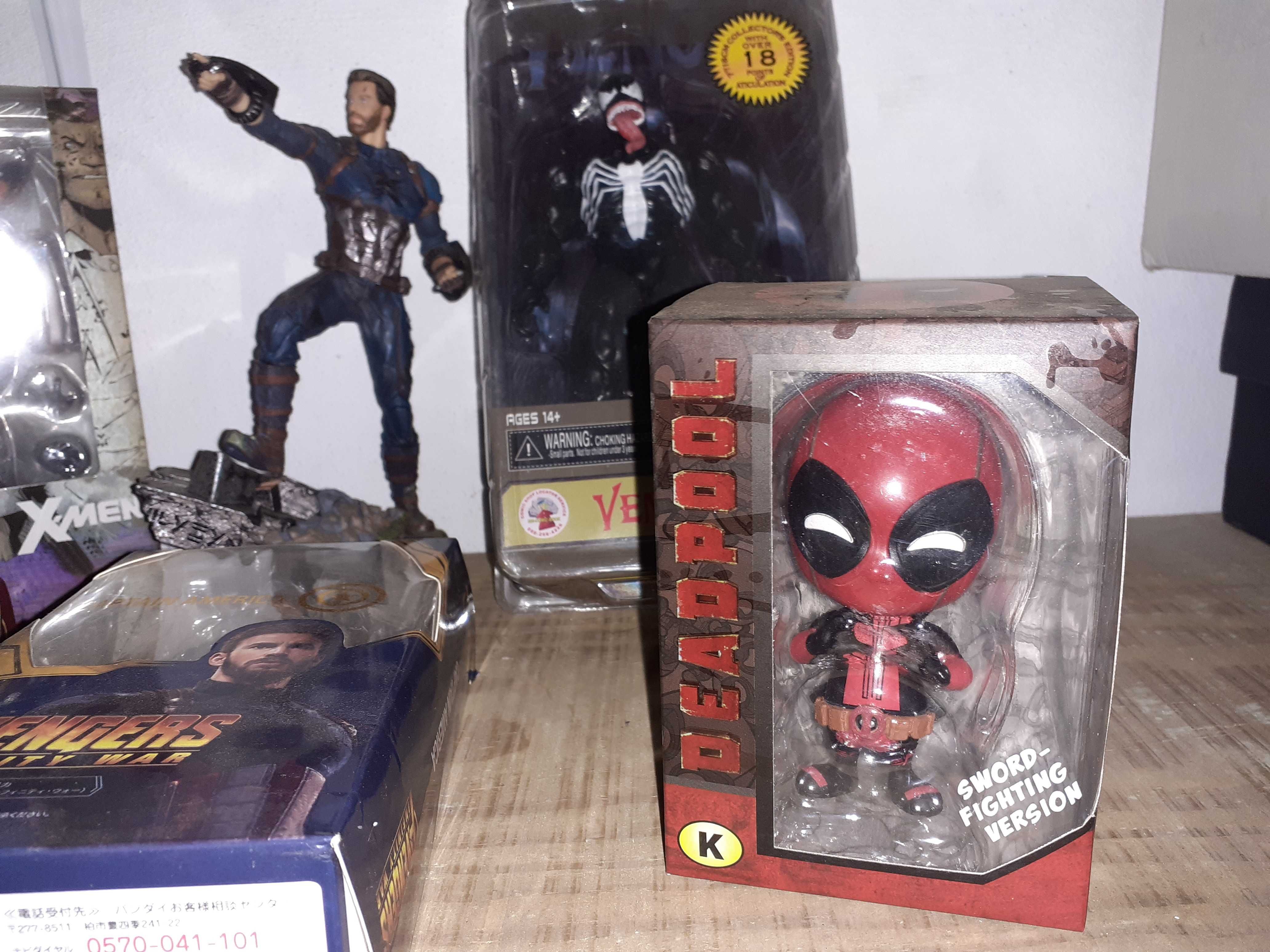 Figuras Wolverine Captain América Deadpool Venom ...