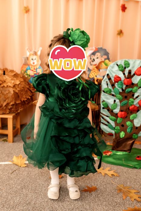 Дитяче плаття Капусточка з обручом