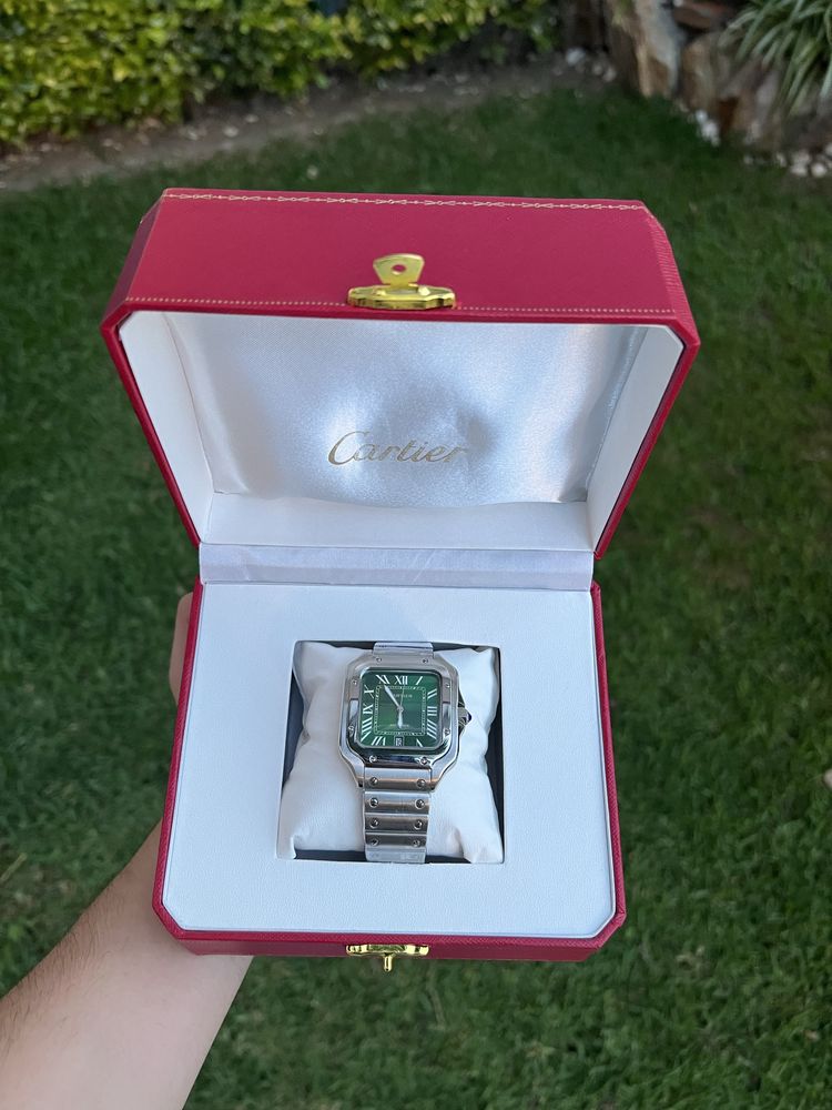 Cartier Santos Verde