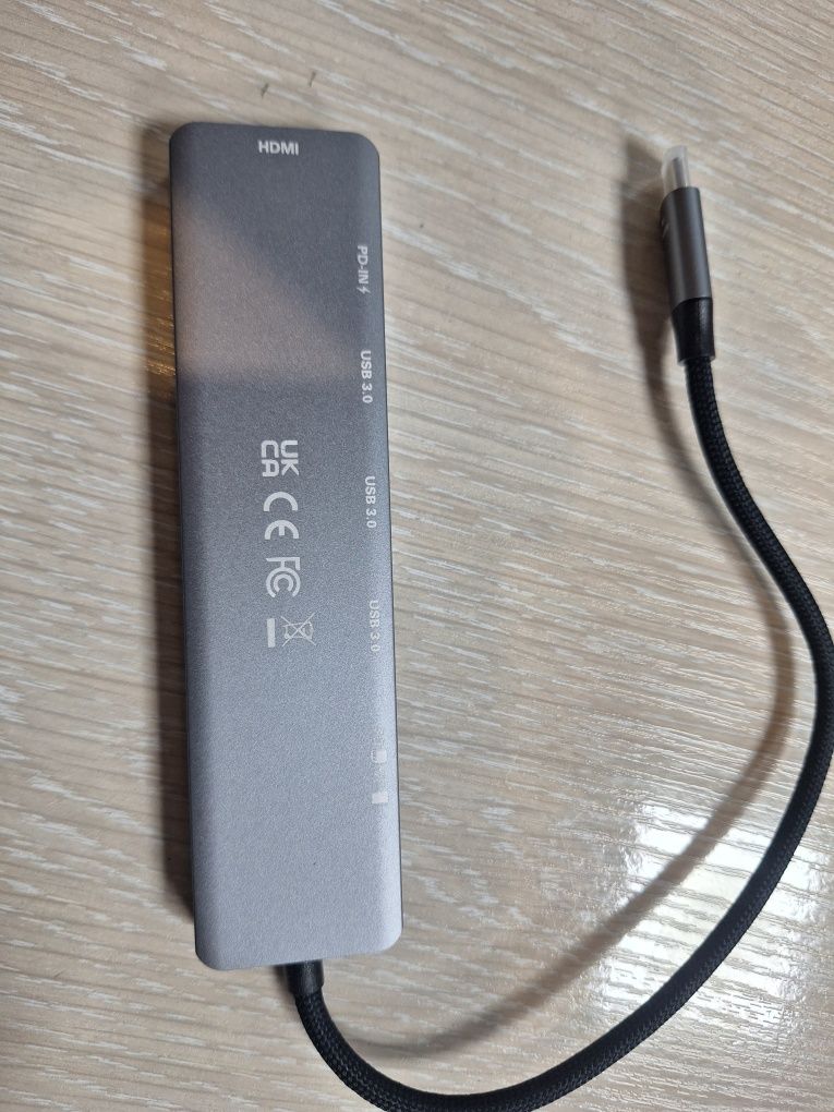 Многофункциональный многопортовый usb-адаптер benfei usb type-c hub us