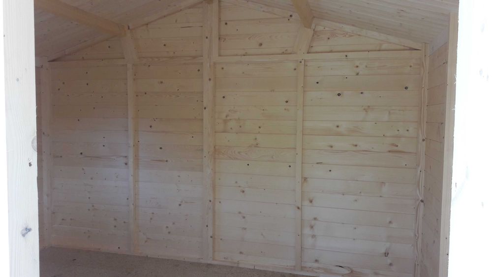 Drewniany domek ogrodowy letniskowy na działkę altana 3,8x5 z montażem