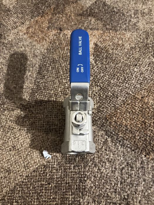 Zawór kulowy 1" 64 bar inox 316 stal nierdzewna