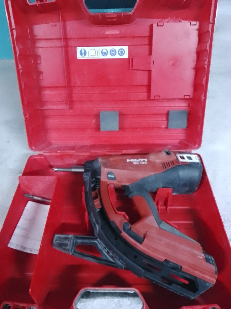 Пістолет Hilti gx 120 в робочому стані і адаптер hilti x-pt gx 120