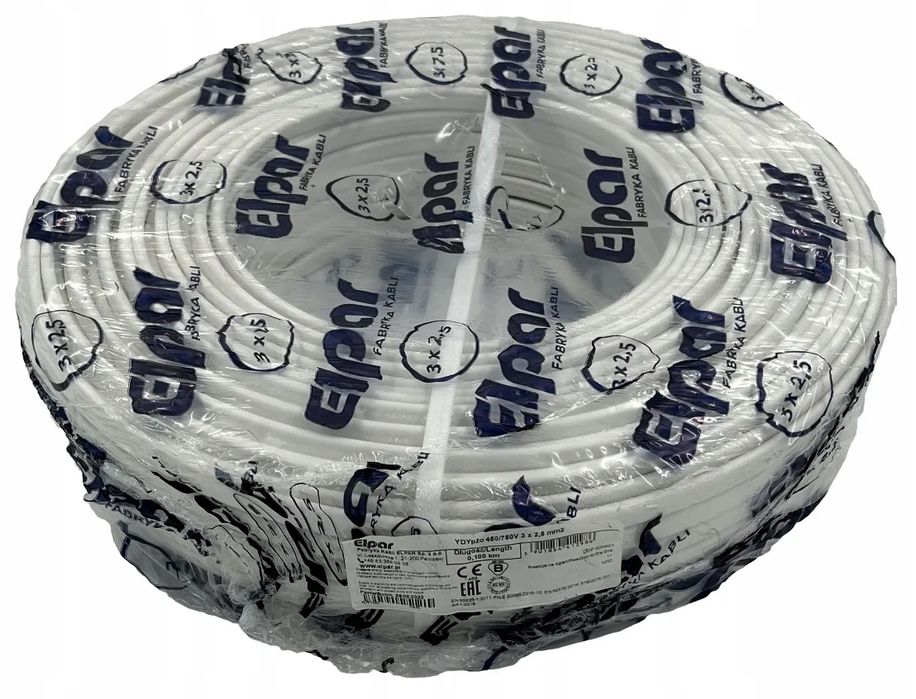 Przewód Elpar 3x2,5 mm