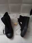 Wysokie trampki Converse Black mono 35 całe czarne Conversy