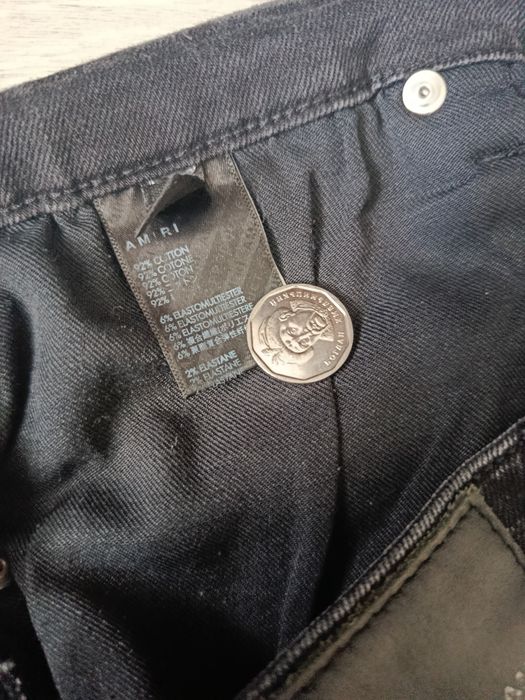 Джинсы amiri рваные